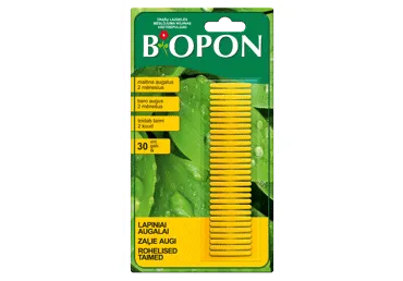 BIOPON Žalių augalų trąšų lazdelės, 30 vnt