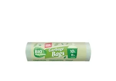 Bio.skaidūs šiukšlių maišai,10L,10vnt.