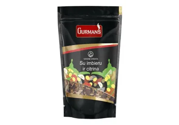 Biri vaisinė arbata GURMAN'S su imbierais ir citrinomis, 90 g