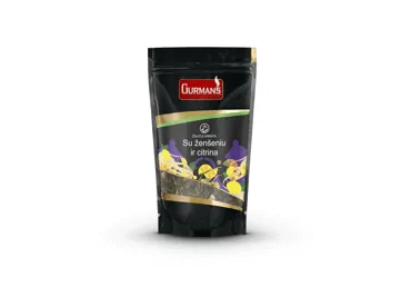 Biri žalioji arbata su ženšeniu ir citrinomis GURMAN'S, 90 g