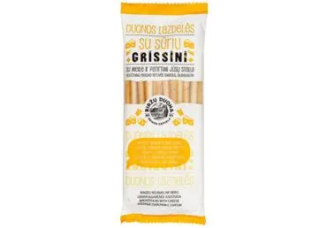 Duonos lazdelės su sūriu GRISSINI, 125 g