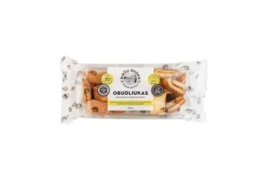 BIRŽŲ DUONOS sausainiai su obuolių džemu, 400 g