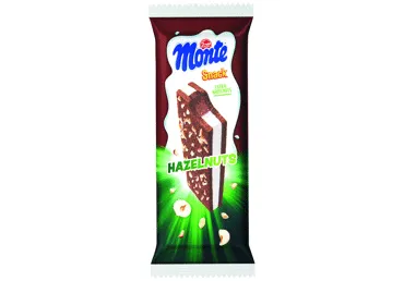 Biskv. batonėlis ZOTT MONTE su lazd. riešutais, 34,7 % rieb., 29 g