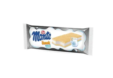 Biskvitinis batonėlis MONTE SNACK ZOTT WHITE, 33,4 % rieb., 29 g