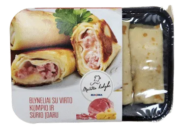 Blyneliai su kumpio ir sūrio įdaru, 400 g