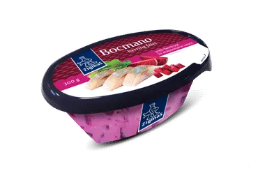 BOCMANO silkių filė ZIGMAS su burokėliais, 300 g