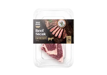 Briedināts antrekota steiks WELL DONE 240g