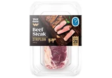 Brandintas jautienos nugarinės kepsnys WELL DONE, 240 g