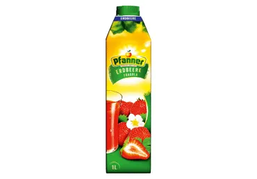 Braškių sulčių gėrimas, 25 %, 1 l, vnt