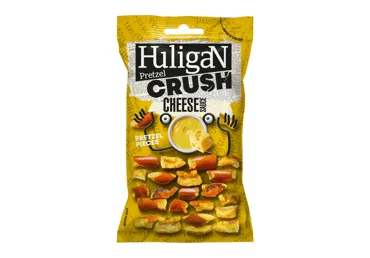 Brecelių gabaliukai HULIGAN CHEESE SAUCE, 65 g