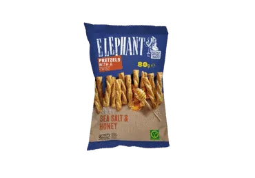 Krekeri ar medu un sāli ELEPHANT 80g