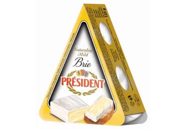 Bri sūris PRESIDENT su baltuoju pelėsiu, 60 % rieb. s. m., 125 g