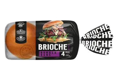 Brioche mėsainių bandelės VILNIAUS DUONA, 280 g