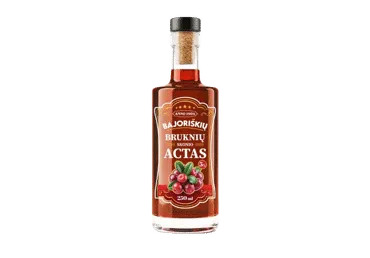 Bruknių skonio BAJORIŠKIŲ actas, 5 %, 250 ml
