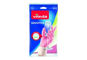 Buitinės pirštinės (L dydis) VILEDA SENSITIVE, 1 vnt.
