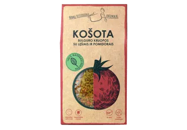 Bulguro ir lęšių košė NAMŲ RESTORANO PATIEKALAI su pomidor., 200 g