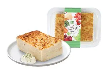 Bulvių plokštainis su spirgučiais, 1 kg
