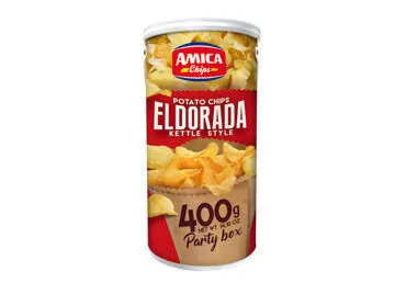 Bulvių traškučiai AMICA ELDORADO kibirėlyje, 400 g