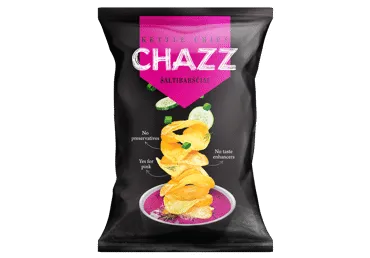 Bulvių traškučiai šaltibarščių skonio CHAZZ, 90 g