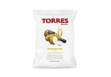 Kartupeļu čipsi TORRES, dzirkstošā vīna garša, 150g