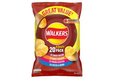Bulvių traškučiai WALKERS MEATY, įvairių skonių, 500 g