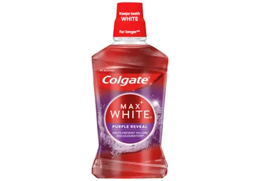 Burnos skalavimo skystis COLGATE MAX WHITE PURPLE REVEAL, 500 ml