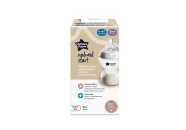 Buteliukas TOMMEE TIPPEE, 0+ mėn., 260 ml, 1 vnt.