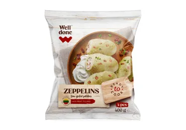 Saldēti cepelīni ar gaļu WELL DONE 400g