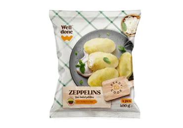 Cepelinai su varške WELL DONE, 400 g