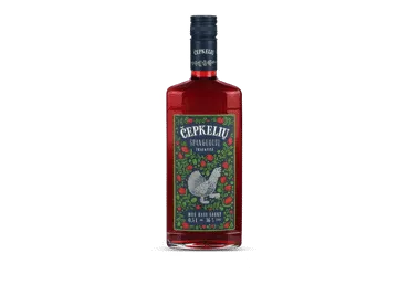 Trauktinė su spanguolių sultimis ČEPKELIŲ, 36 %, 0,5 l