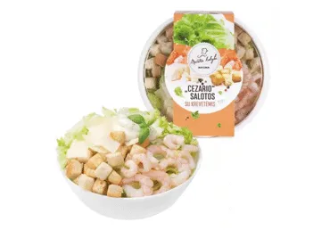 Cezario salotos su krevetėmis, 180 g