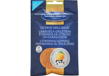 Piedeva grila gaļai ar citronu SANTA MARIA 35g