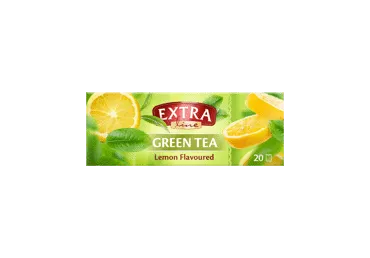 Zaļā tēja EXTRA LINE ar citronu garšu 20x1,5g