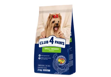Club 4 Paws premium visavertis pašaras mažų veislių suaugusiems šunims, 2 kg