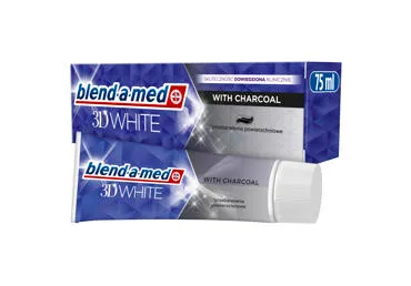 Dantų pasta BLEND A MED 3D WHITE Charcoal, 75ml