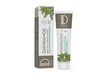 Dantų pasta NIDA su pipirmėčių aliejumi, 100 ml