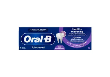 Dantų pasta ORAL-B Advanced, Healthy Whitening, 75 ml