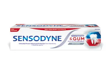 Dantų pasta SENSODYNE SENSITIVITY & GUM WHITENING, 75 ml