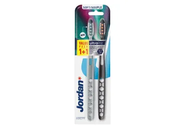 Dantų šepetėliai JORDAN ULTRALITE SOFT, 2 vnt., 2 vnt.