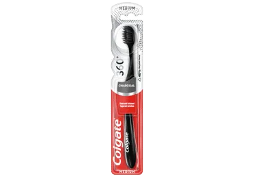 Dantų šepetėlis COLGATE 360 BLACK SOFT, 1 vnt.