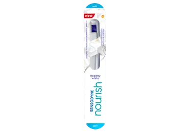Dantų šepetėlis SENSODYNE NOURISH HEALTHY WHITE, minkštas, 1 vnt.