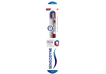 Dantų šepetėlis SENSODYNE SENSITIVITY & GUM SOFT, 1 vnt.