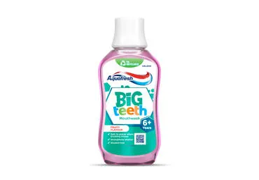 Dantų skalavimo skystis AQUAFRESH BigTeeth 6+, 300 ml