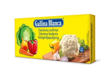 Daržovių sultinys GALLINA BLANCA (12 kub.), 120 g