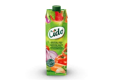 Daržovių sultys CIDO (100%), 1 l