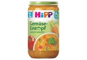 Daržovių troškinys HIPP BIO, nuo 12 mėn., 250 g, 250 g