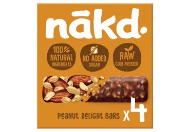 Datulių ir žemės riešutų batonėlis NAKD, 140 g