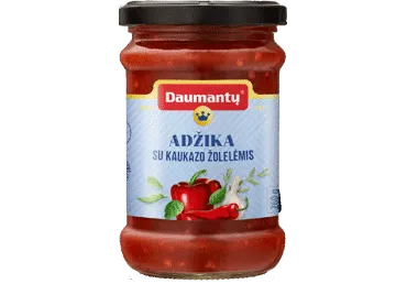 DAUMANTŲ adžika su kaukazietiškomis žolelėmis, 260 g