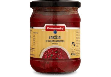 DAUMANTŲ barščiai su šviežiais kopūstais, 460 g