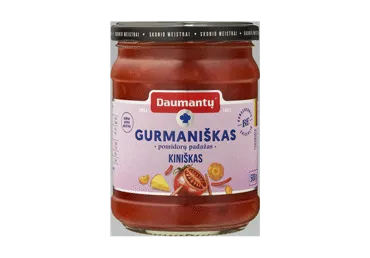 DAUMANTŲ GURMANIŠKAS kiniškas pomidorų padažas, 500 g
